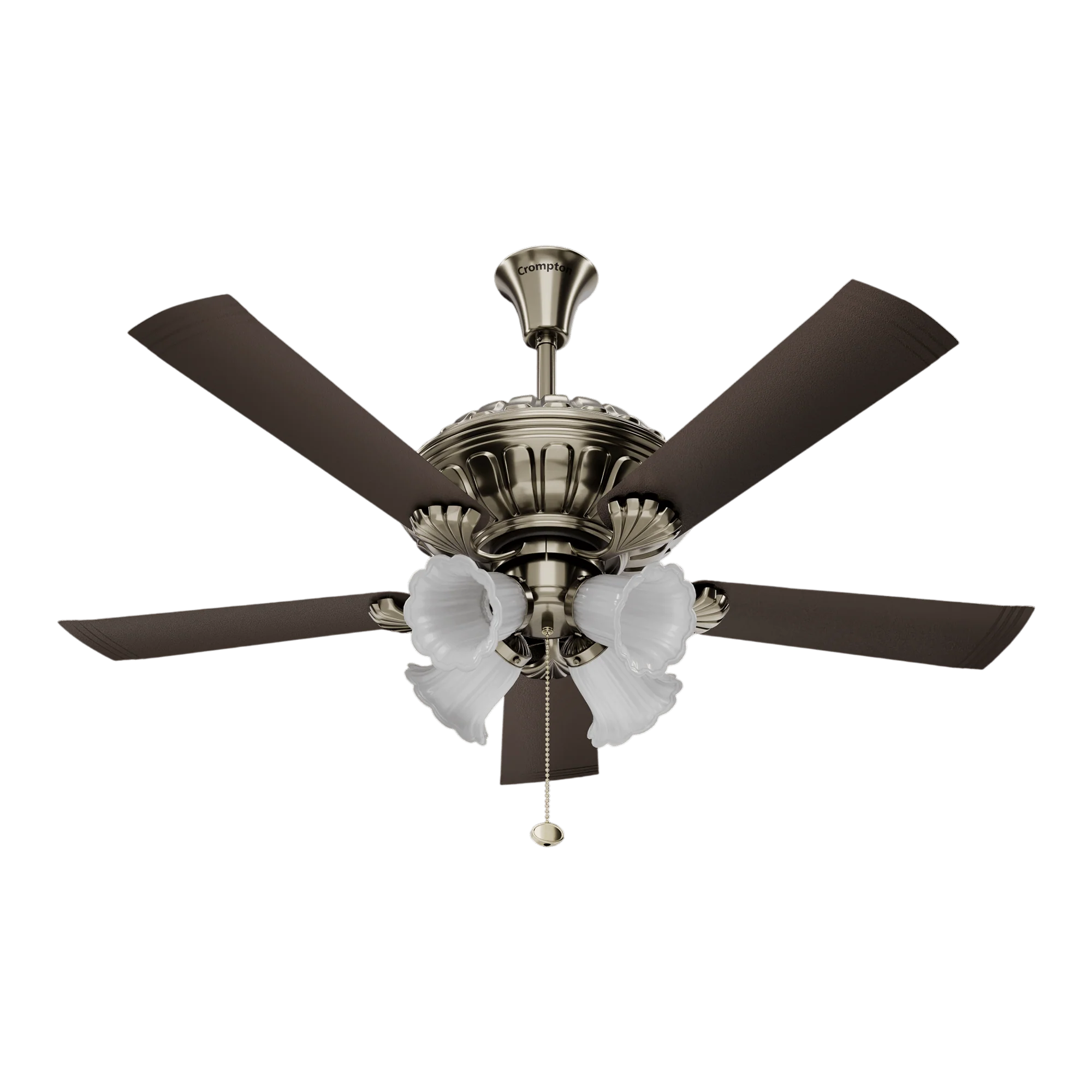 Crompton Luxian Jupiter Senze Ceiling Fan · Antique Brass
