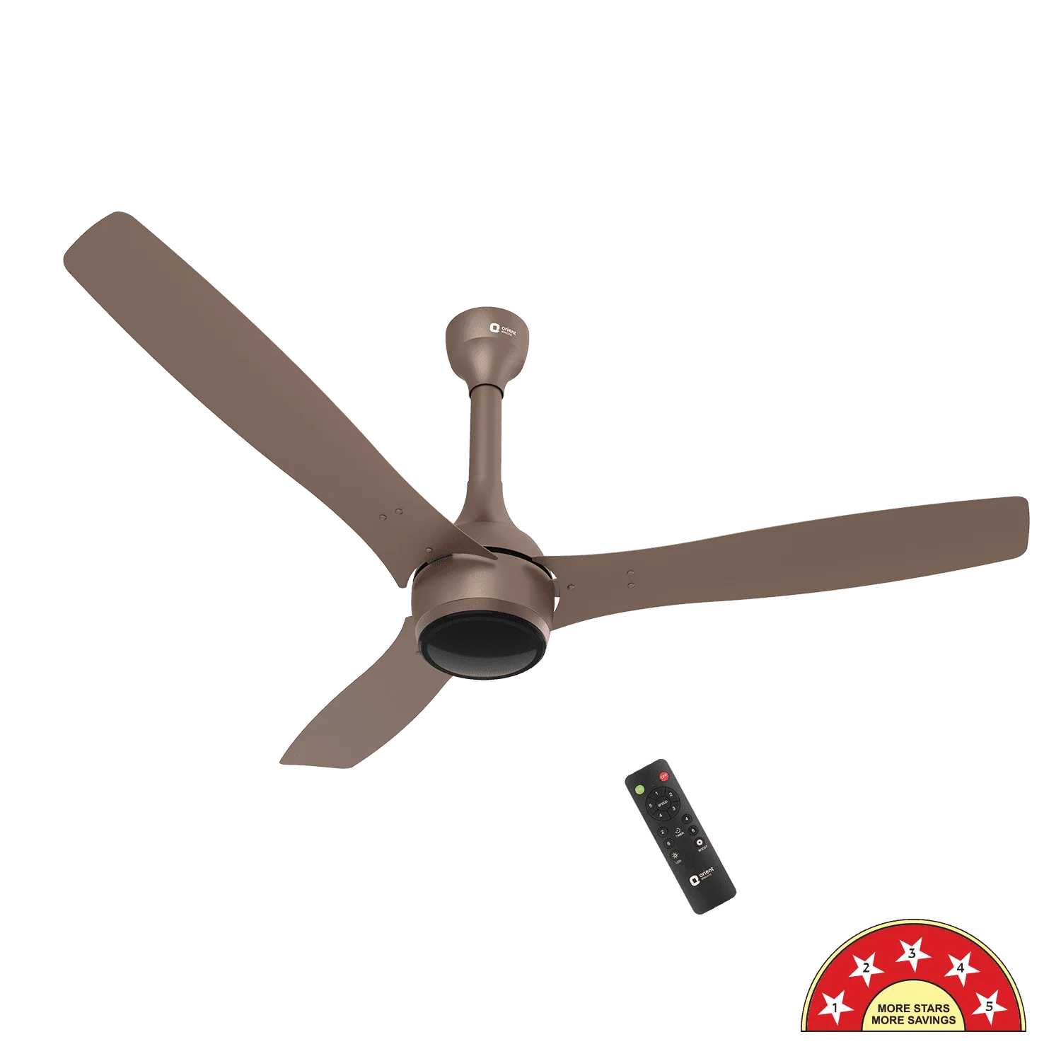 Orient Aeon Antidust BLDC Ceiling Fan · 1200 mm · Tangerine Brown