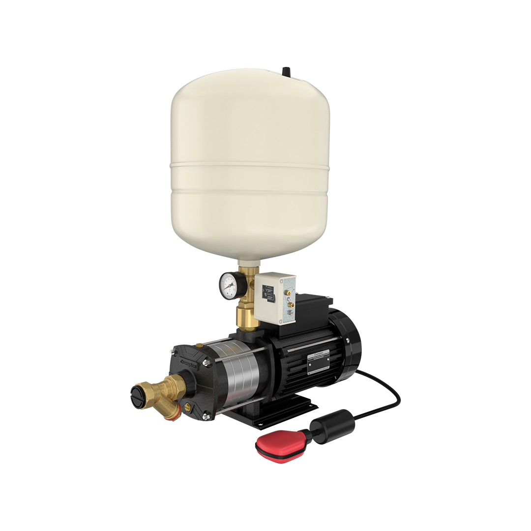 Crompton CFCHM6E1.5B-V24 Pressure Booster Pump · Black & Silver