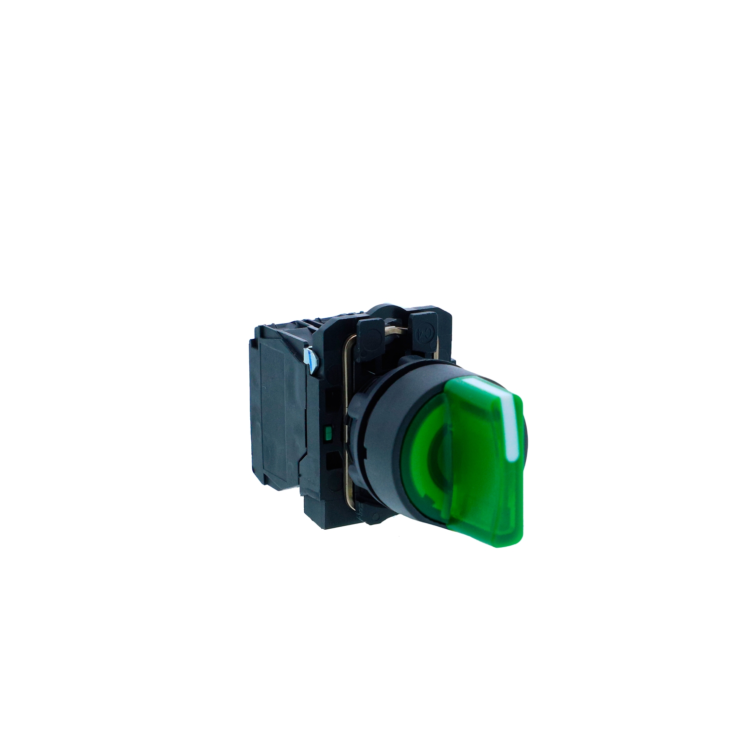 Schneider Harmony XB5N Illuminated Selector Switch · 22 mm · 2 NO · 24 V AC/DC · IP65 · XB5AK133B3N