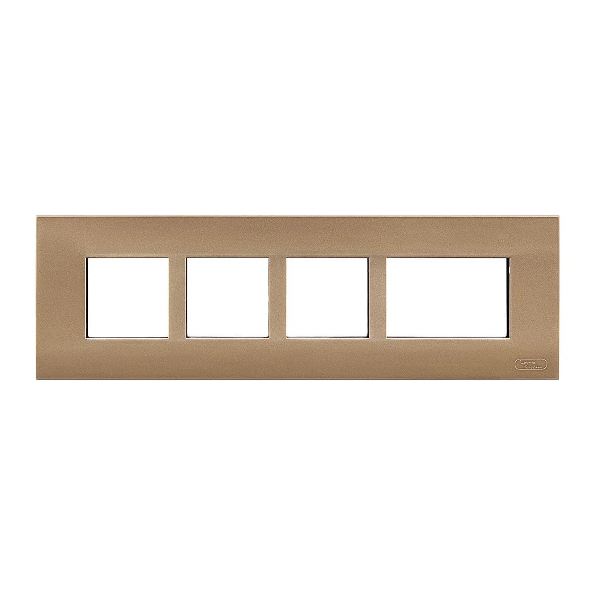 Lauritz Knudsen Encurve 9 M Plate · Antique Bronze