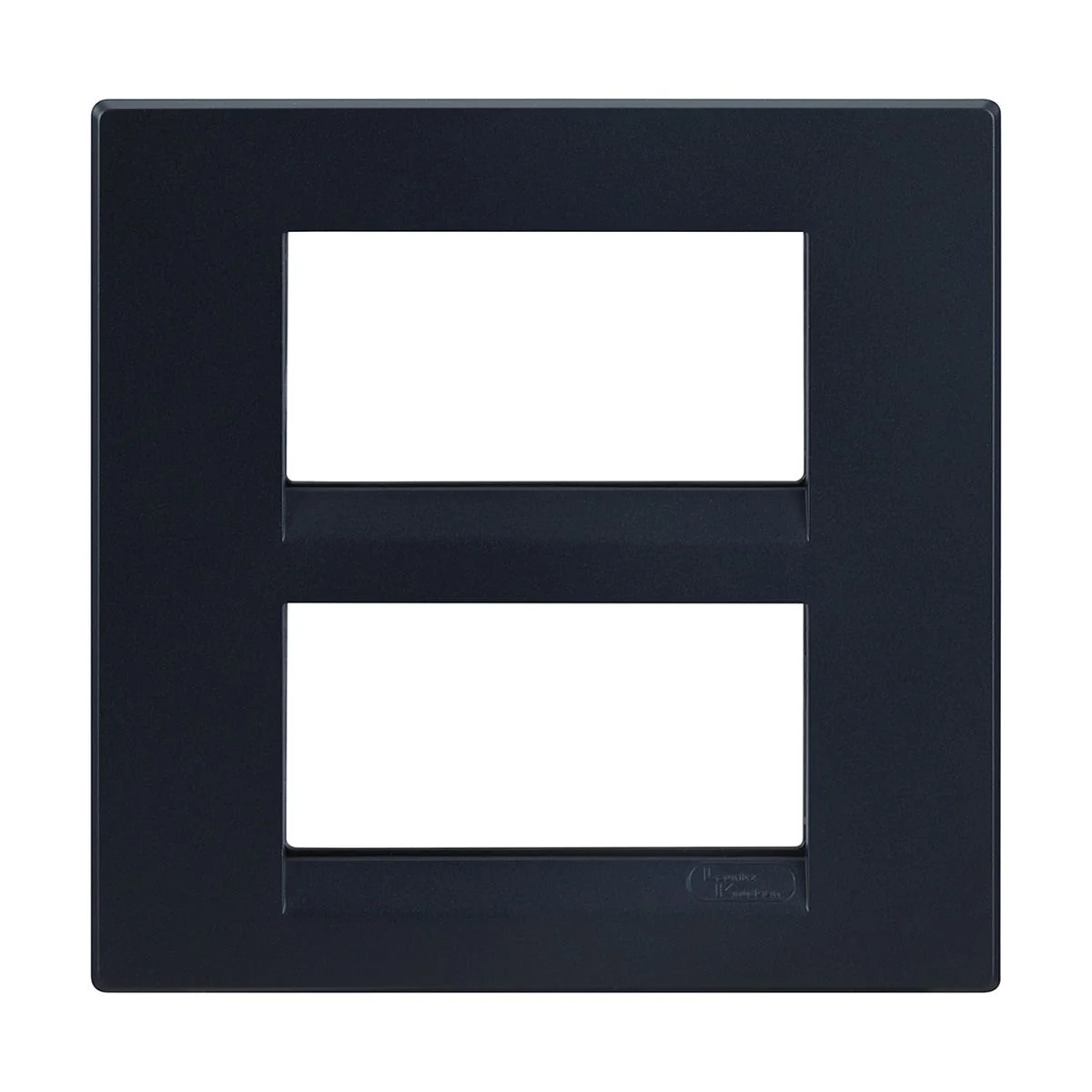 Lauritz Knudsen Englaze 8 M Plate Square · Sparkle Black