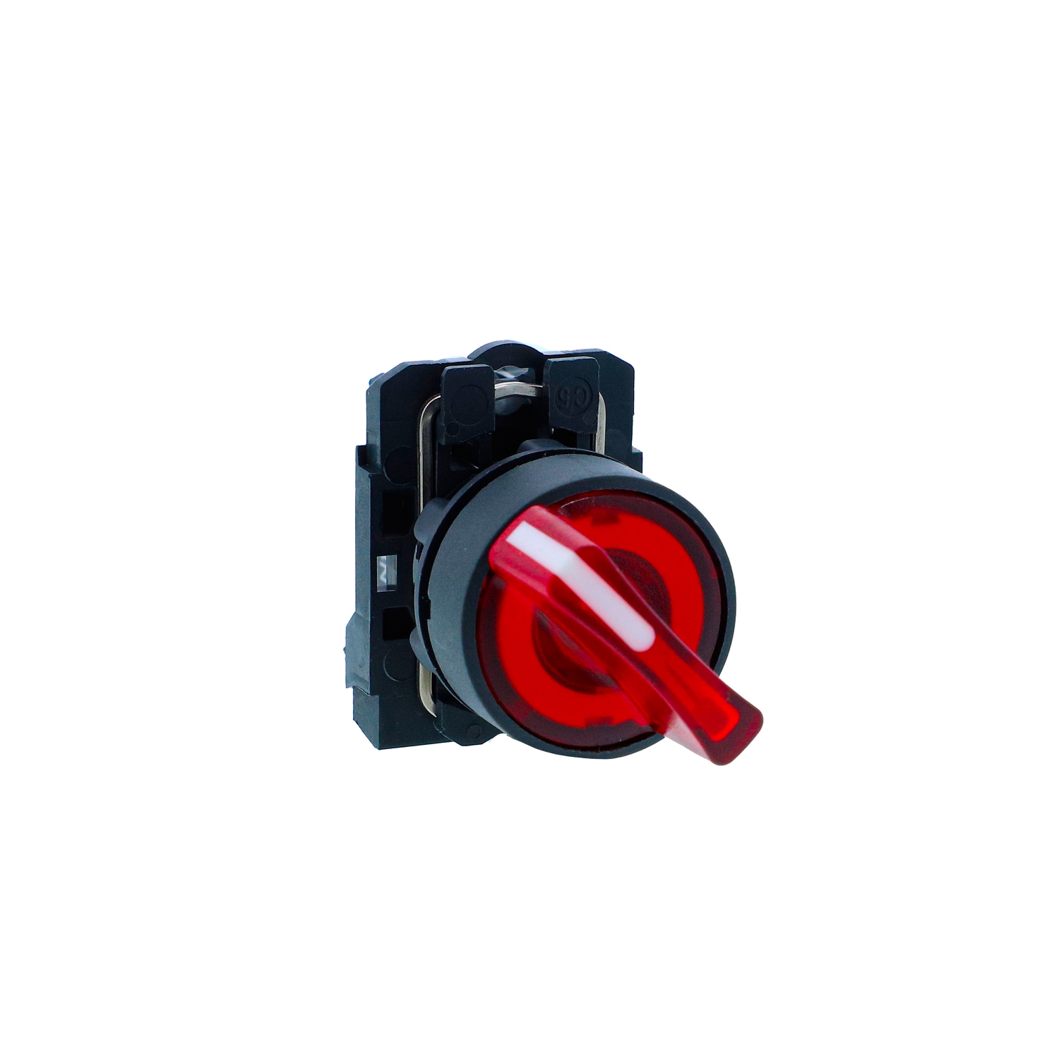 Schneider Harmony XB5N Illuminated Selector Switch · 22 mm · 1 NC · 24 V AC/DC