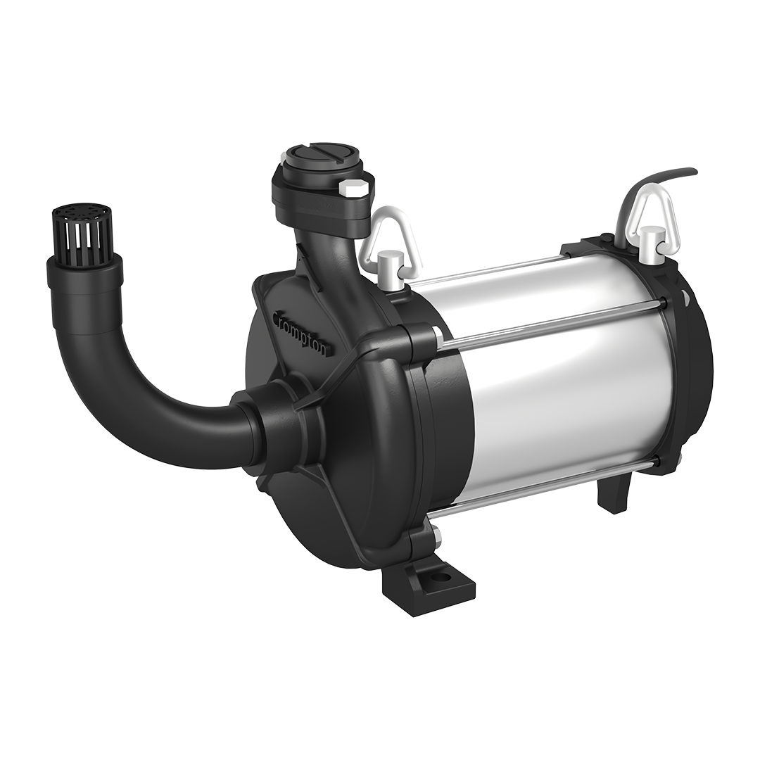 Crompton OWE12(1PH)Z-28 Residential Openwell Pump · Black & silver