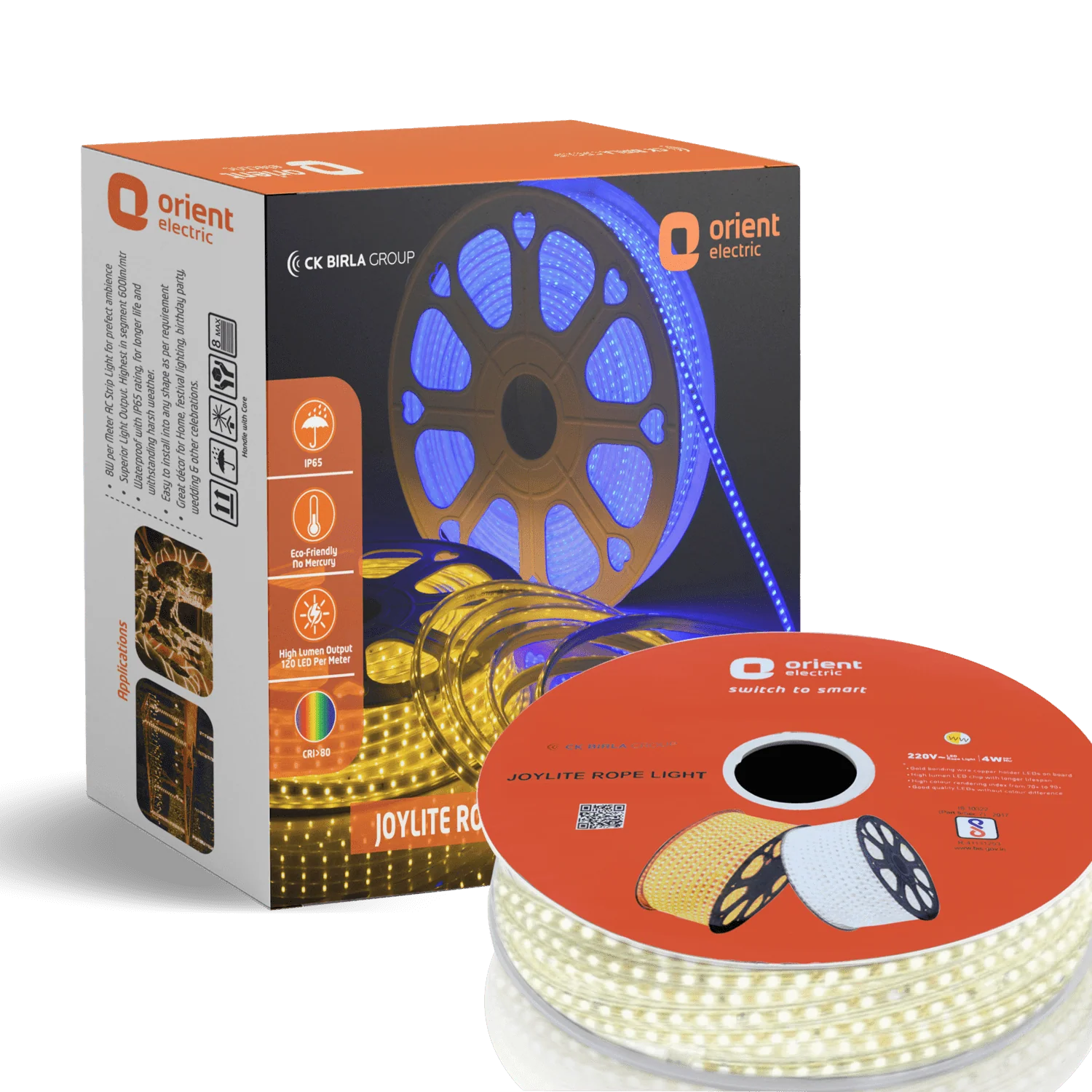 Orient JoyLite 5-meter 120 LED Rope Strip Profile Light · Warm White