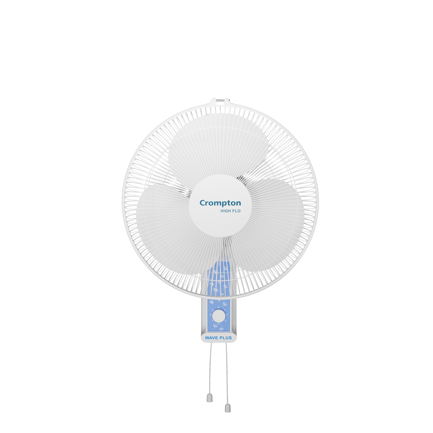 Crompton Hiflo Wave Plus Wall Mounted Fan · White