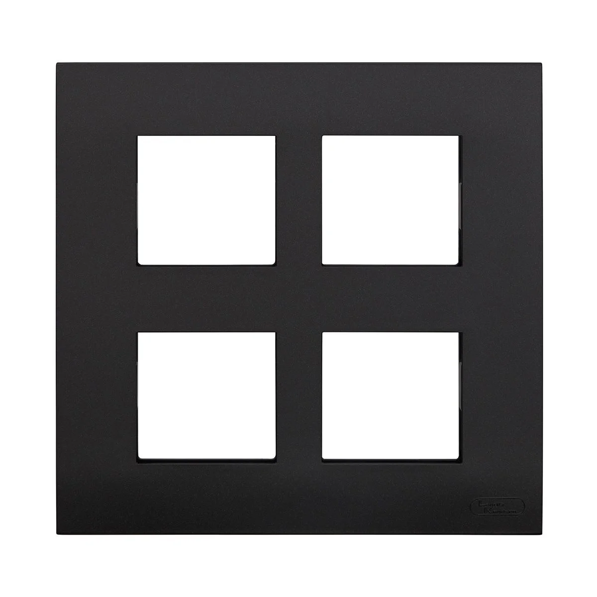 Lauritz Knudsen Encurve 8 M Square Plate · Nebula Black