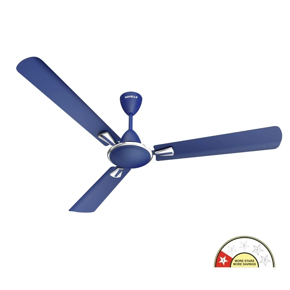 Havells Quickair Neo Regular Ceiling Fan · Matt Blue · 1400 mm