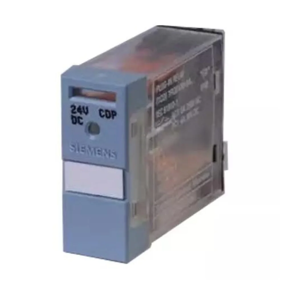 Siemens 7RQ Plug in Relay 6 A · 5 Pin · 1 CO · 24 V DC · Mechanical Flag With LED Indicator
