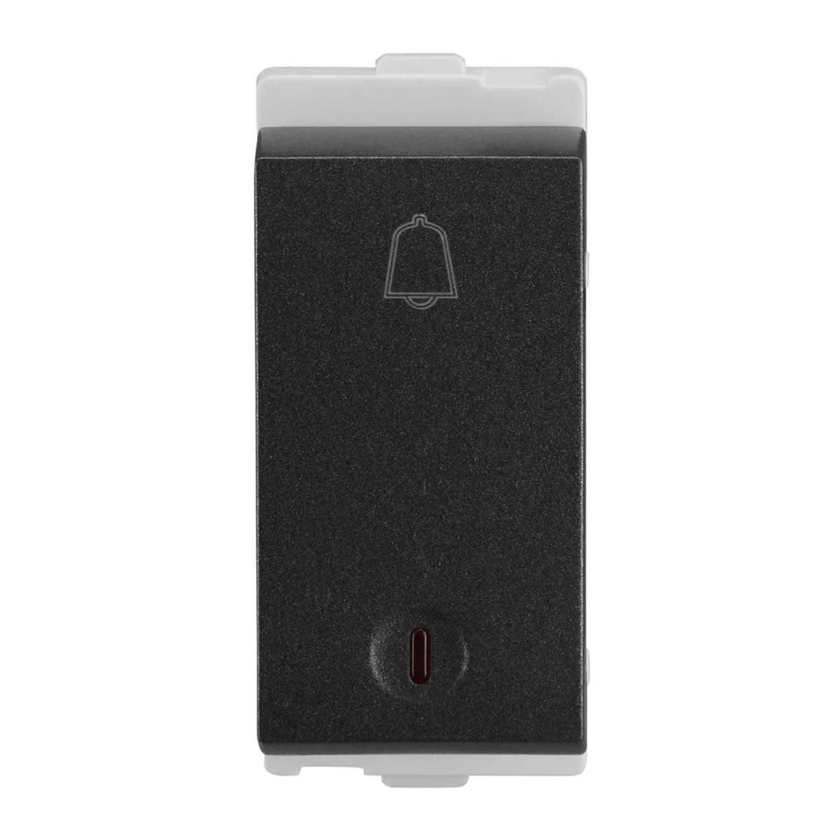Lauritz Knudsen Encurve Bell Push 6 A With Indicator · 1 M Magnesium Grey