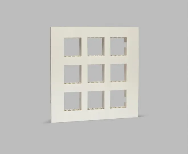 ABB IIP1888 PL 18 M Plate · Silver