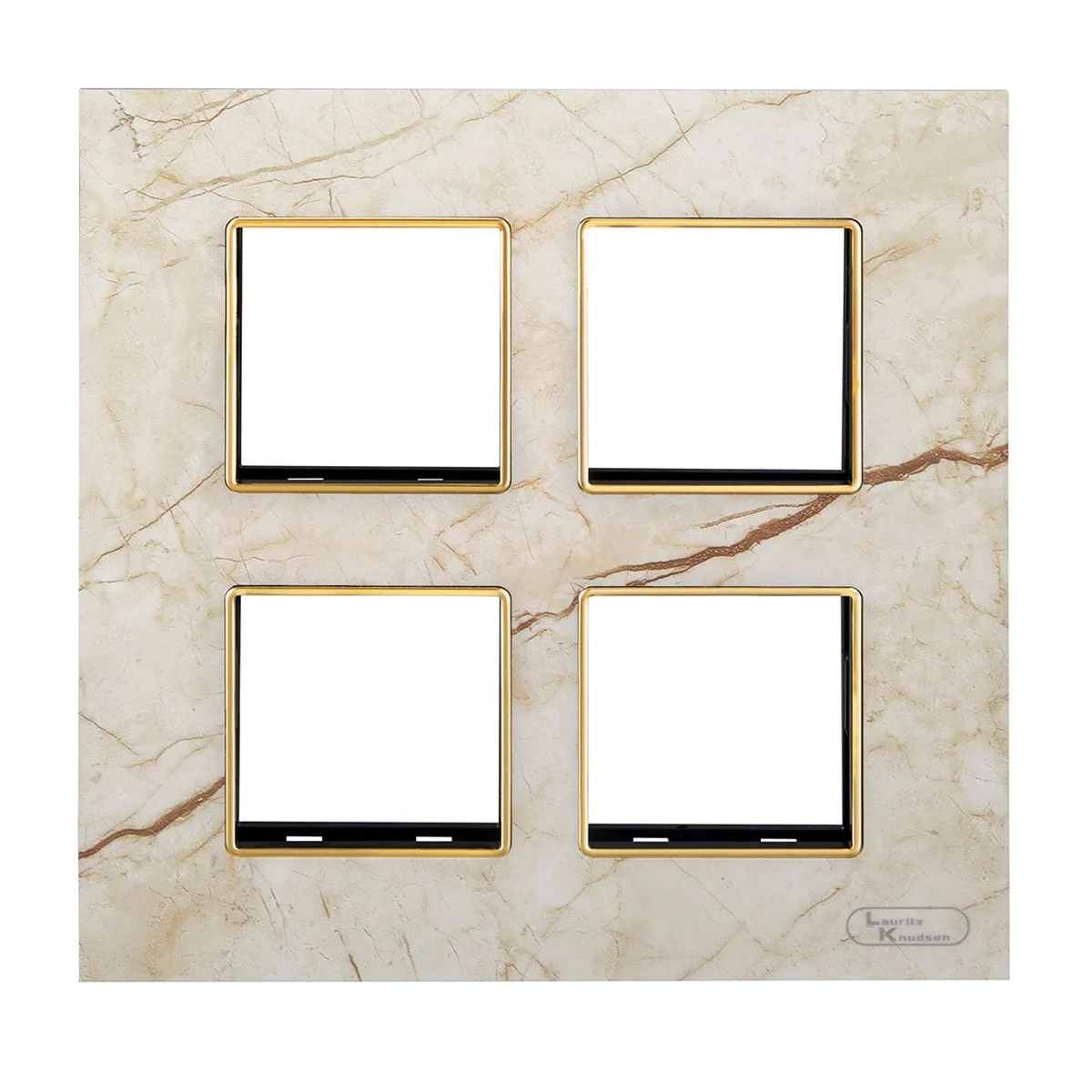 Lauritz Knudsen entice Marble Plate · 8 M · with Grid Frames · Square · Mystic