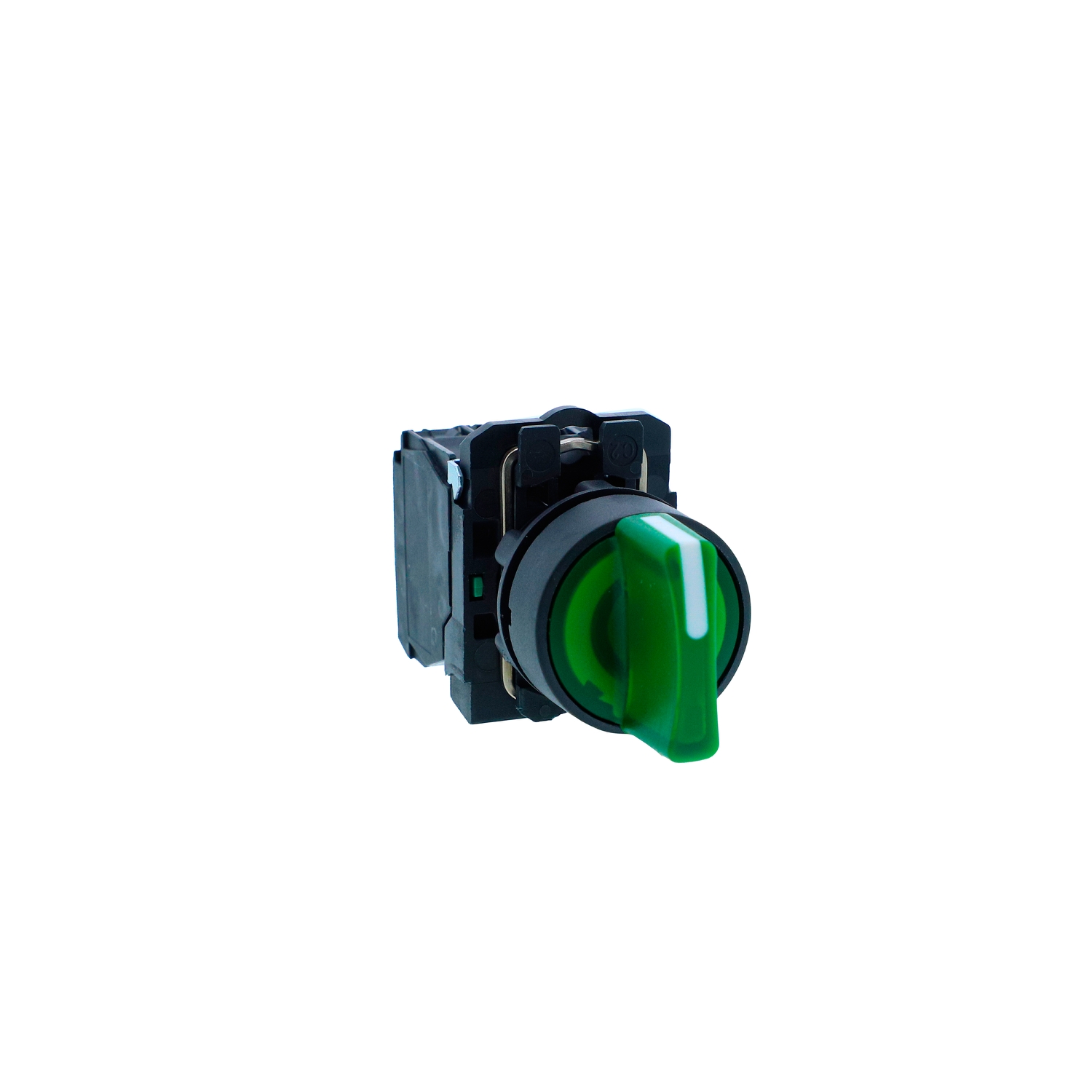 Schneider Harmony XB5N Illuminated Selector Switch · 22 mm · 2 NO · 220...240 V AC · IP65 · XB5AK153M3N