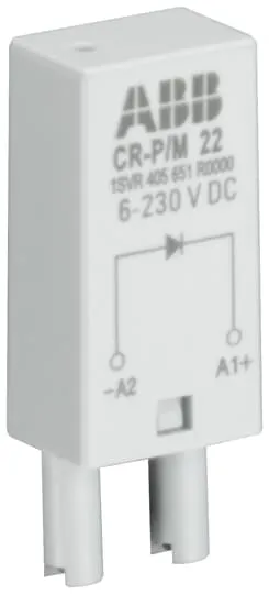 ABB 24-60VDC · CR-P/M 42B Pluggable module diode and LED red · A1+