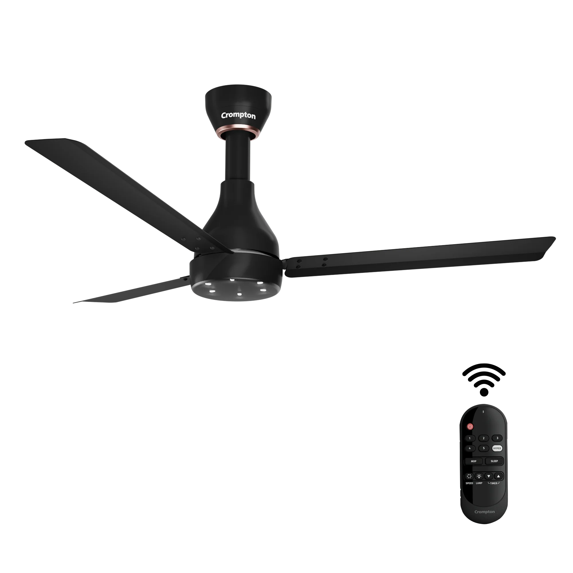 Crompton Energion Niteo Pro BLDC Ceiling Fan · Matte Black