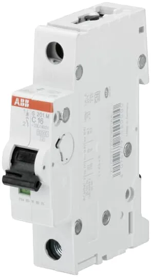 ABB S200M MCB · 1P (SP) · 3 A · C curve · 10 kA