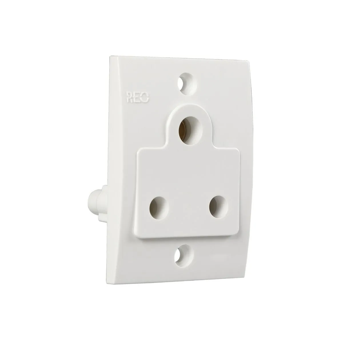 Havells 6 A 3 Pin Socket without Shutter White REO Flair