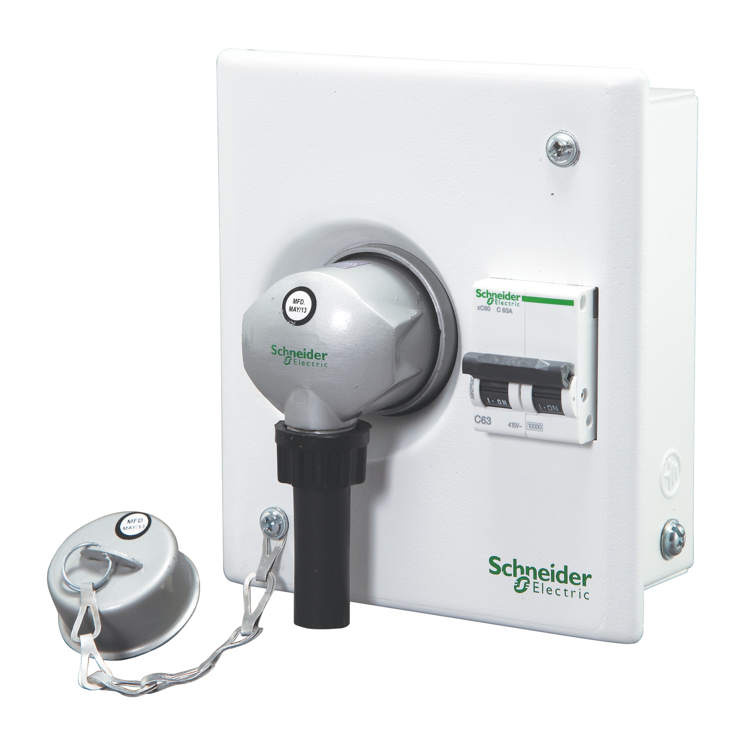 Schneider Acti9 Metal Clad Distribution Board · 2 modules · single door · IP30 · flush mount
