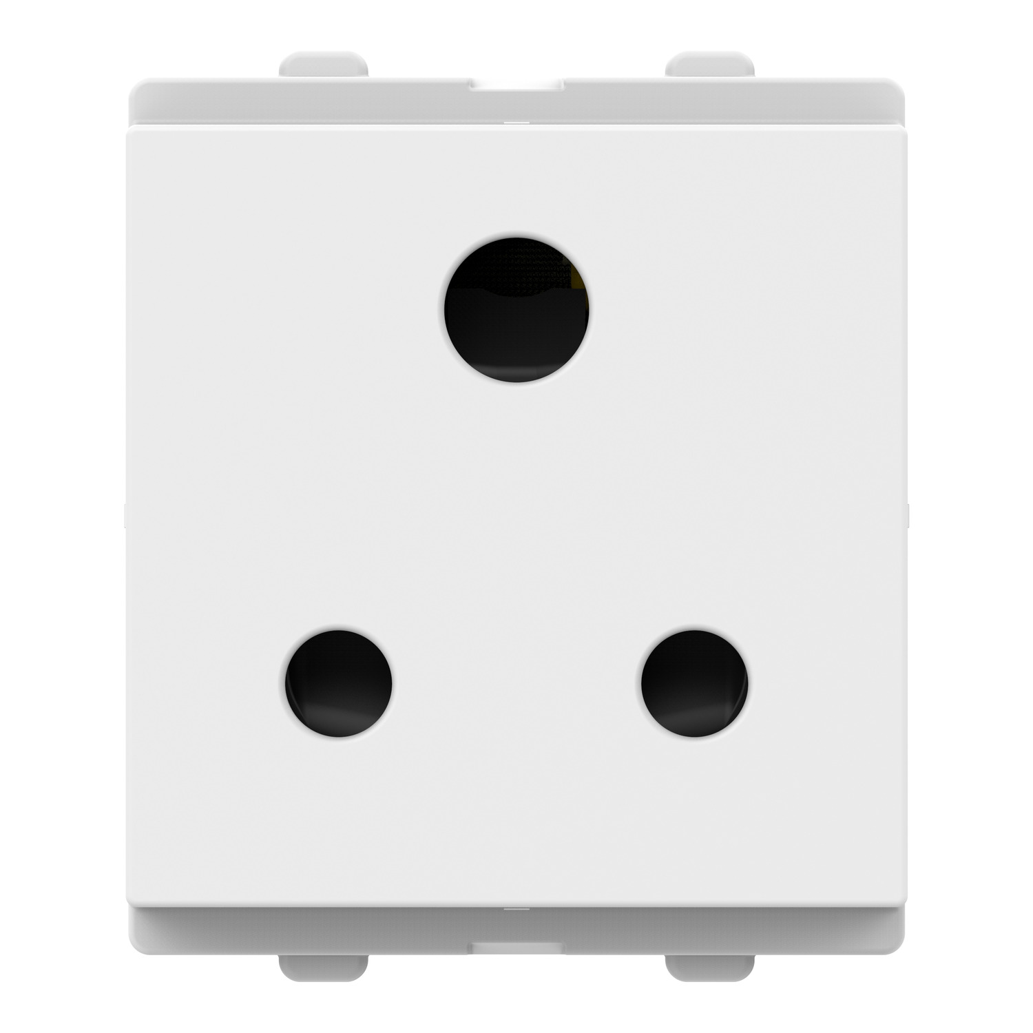 Schneider Opale Socket-Outlet · Socket outlet with shutters · 3 Pin · 6 A · white