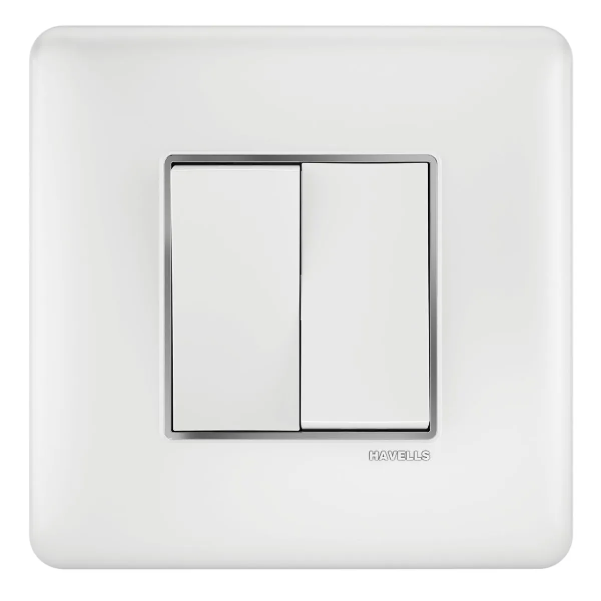 Havells Adiva 2 M Front Plate White Chrome Bezel
