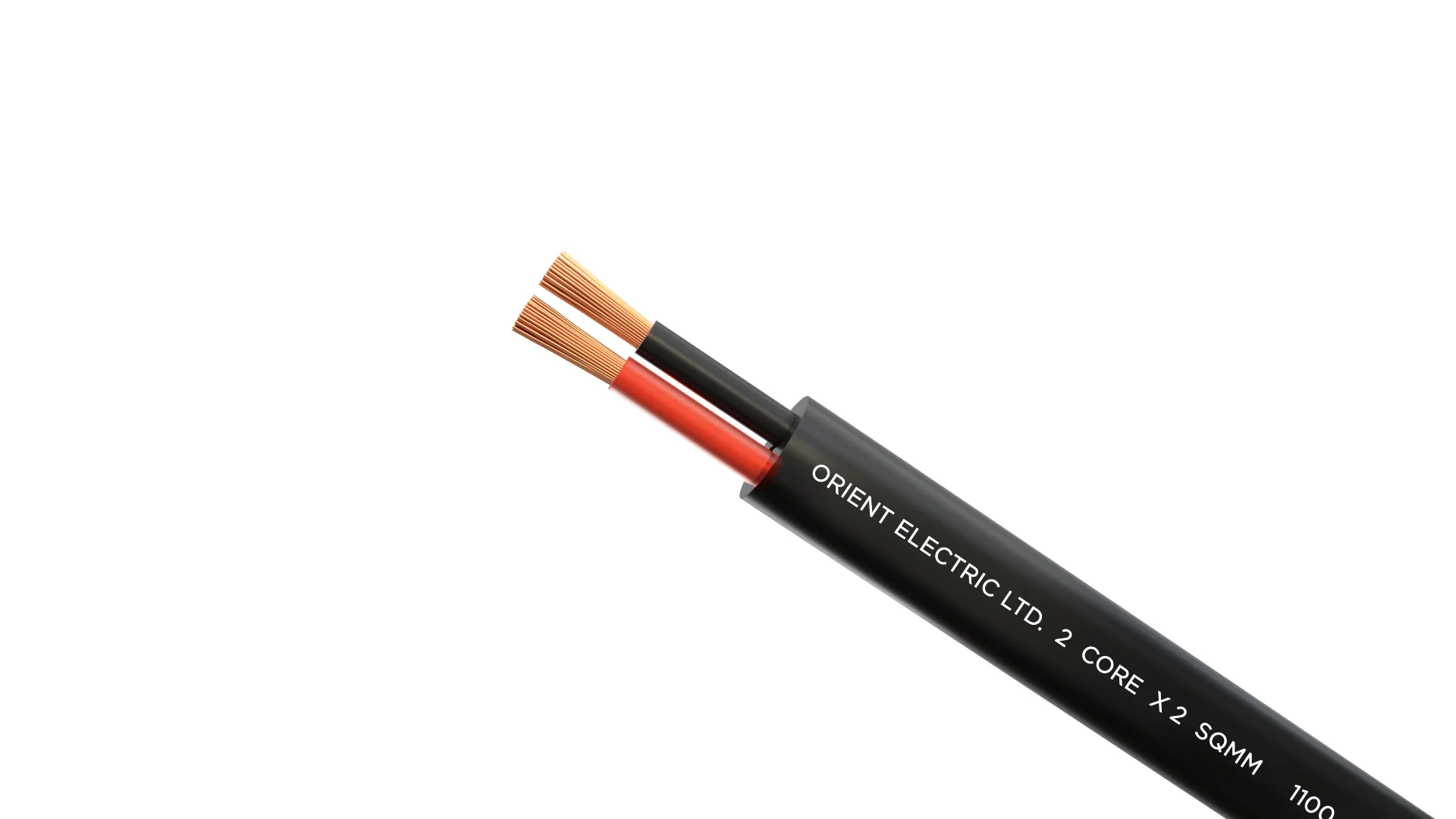 Orient 100 M Multicore Cable Wire · Black · 2 Core · 10 sq mm
