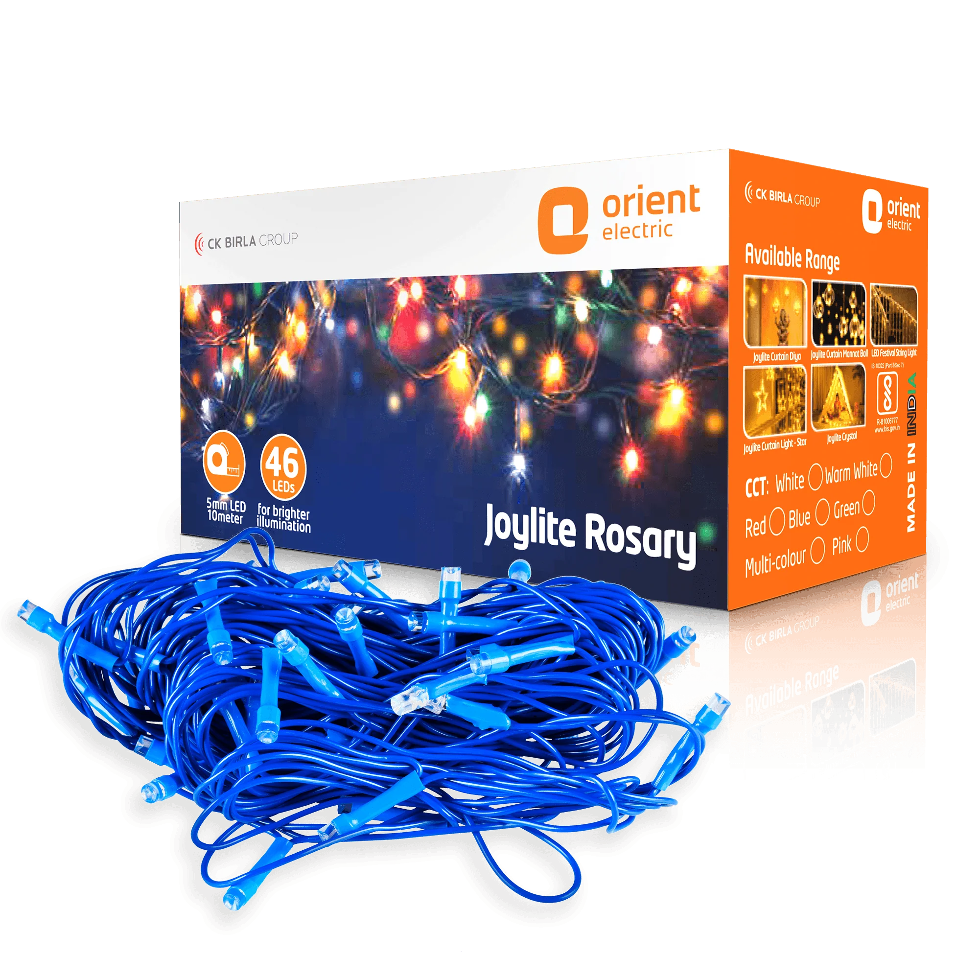Orient Joylite Rosary 10 m LED String Light · Blue