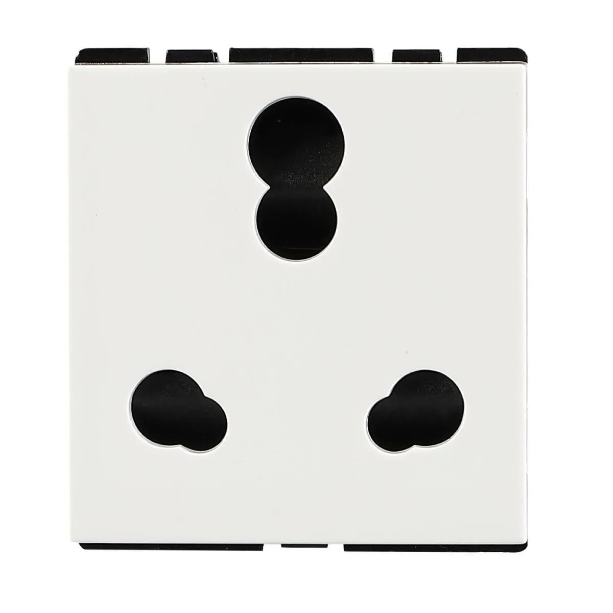 Havells YU 6/16 A 3 Pin Shutter Socket with ISI Mark · White