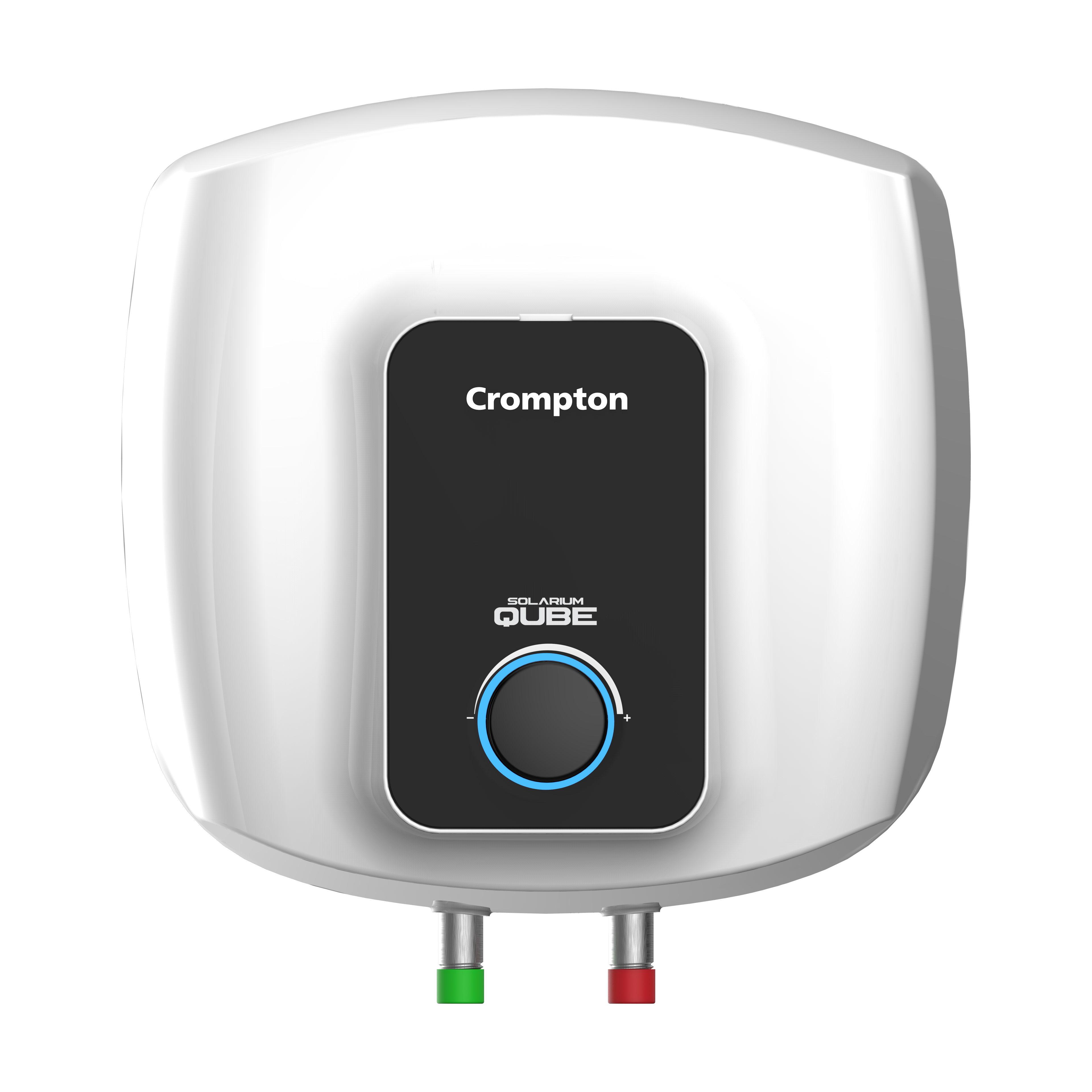 Crompton Solarium Qube Storage Water Heater · 2000 W · White & Black · 10 L