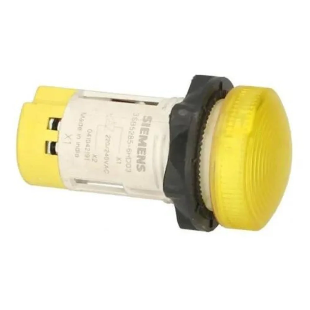 Siemens Sirius ACT 3SB5 Indicating Lamp 22 mm · Yellow · 24 V AC/DC · Compact LED