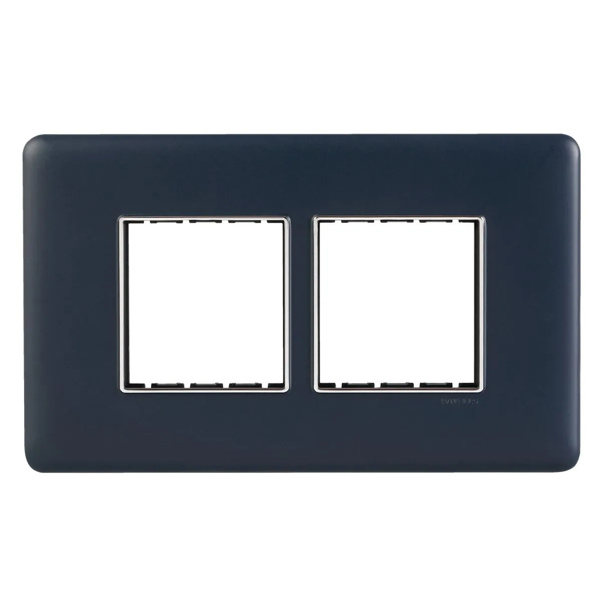 Havells Adiva 4 M Combined Plate Chrome Bezel · Blue