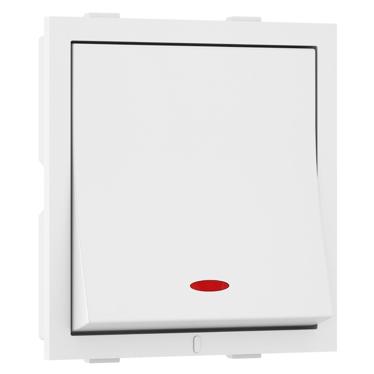 Havells 20 A DP Switch 2 M with Indicator White REO Marvel