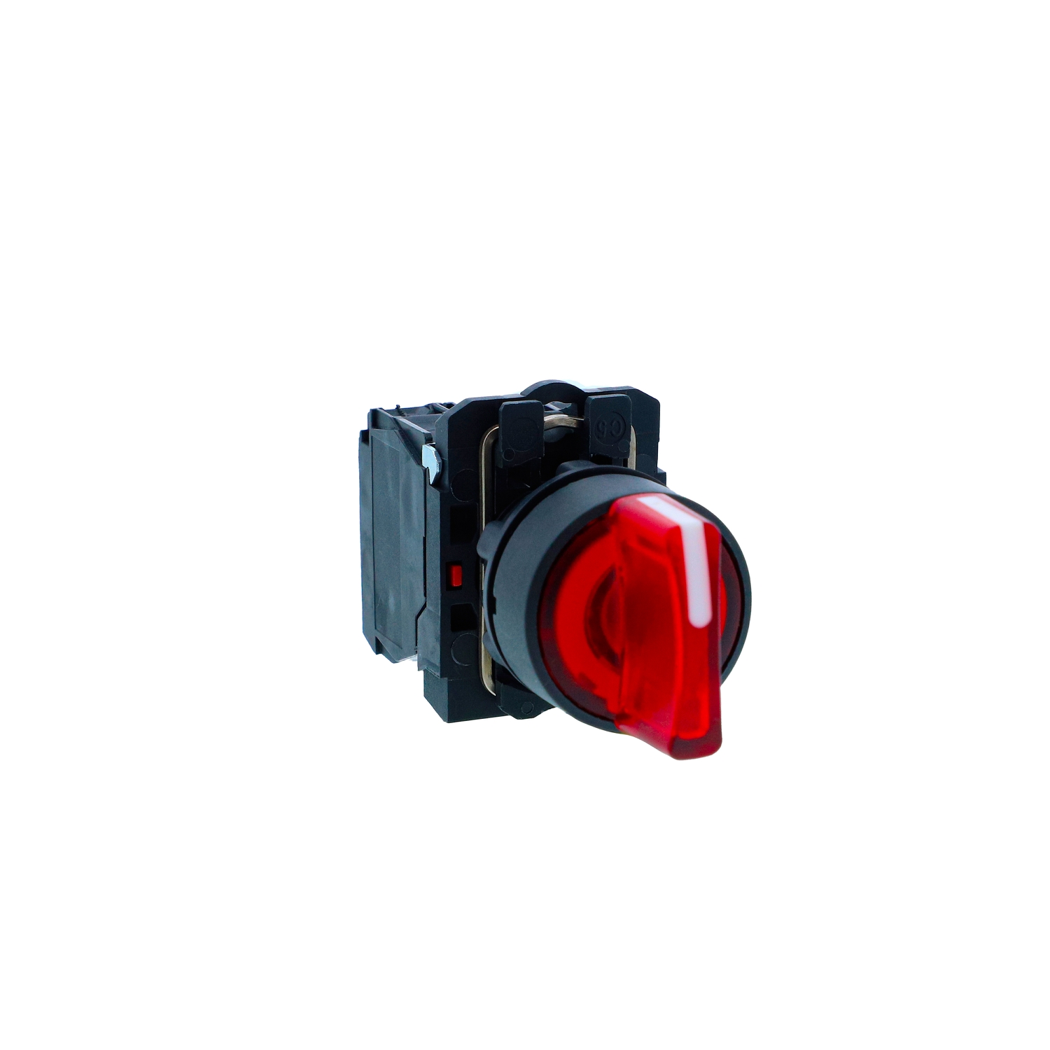 Schneider Harmony XB5N Illuminated Selector Switch · 22 mm · 1 NO + 1 NC · 220...240 V AC