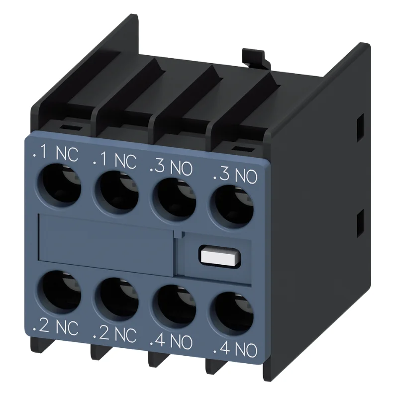 Siemens Sirius Auxiliary Contact Block 1 NO + 1 NC · Suitable For 3RH2 & 3RT2 Contactor · Size S00 · S0