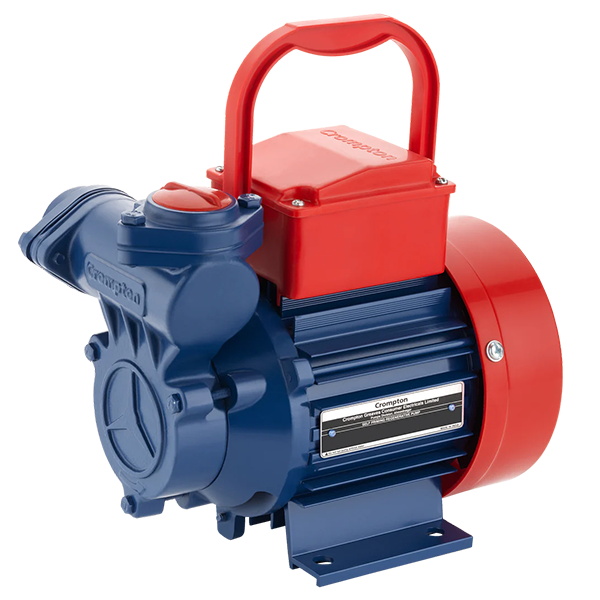 Crompton CHAMP PLUS I Mini Self Priming Regenerative Pump · 1 HP · Blue & Red