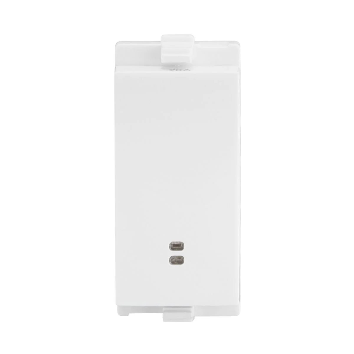 Lauritz Knudsen enGem Switch · 20 AX · 1-Way with Indicator · 1 M · Reliable & smooth switching operation · White