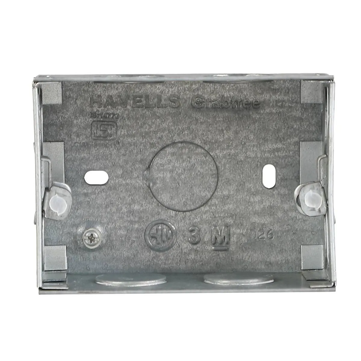 Havells 3 M GI Box 1.2 mm (50 mm depth) · Grey