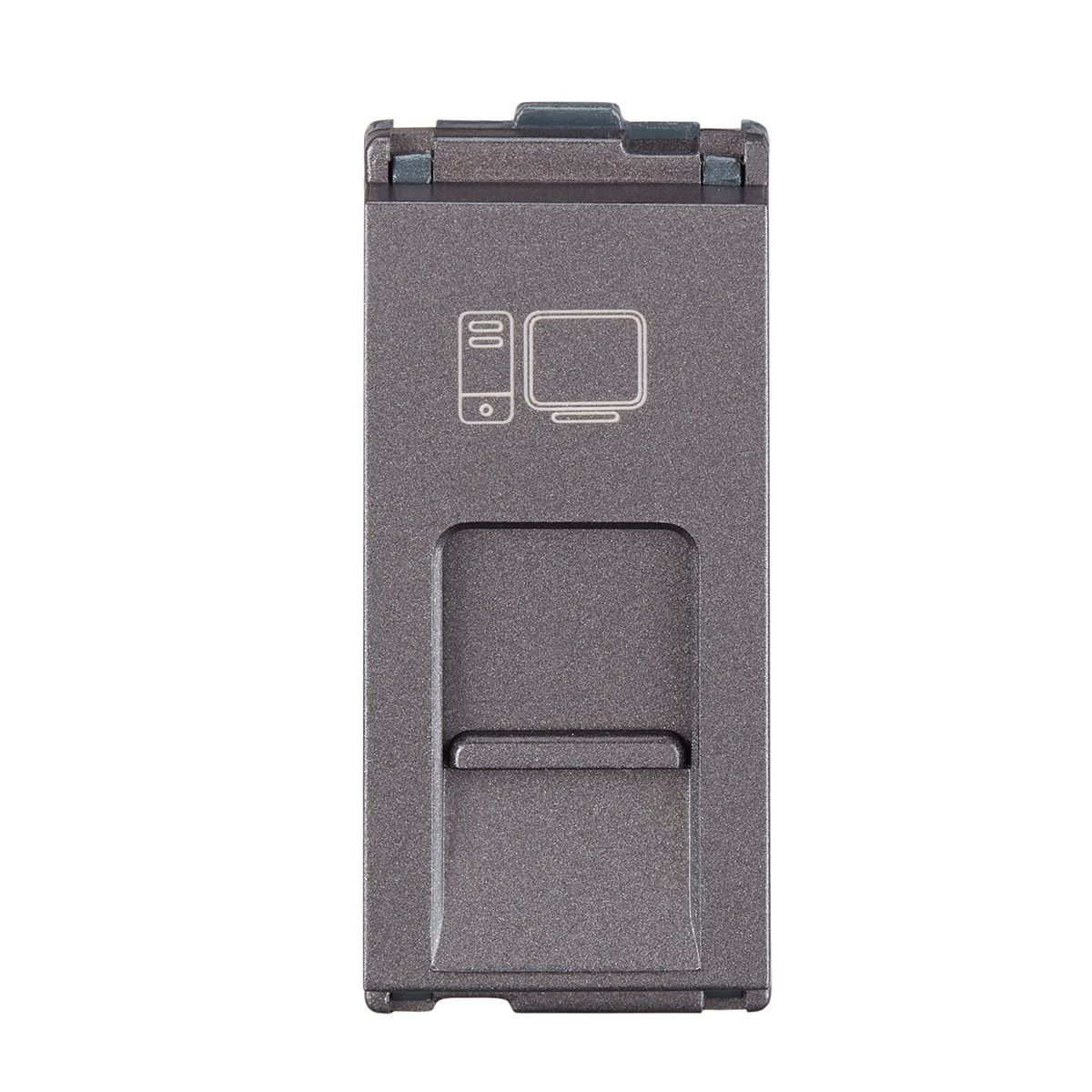 Lauritz Knudsen Englaze Rj 45 Cat 6 A Shuttered M · Grey