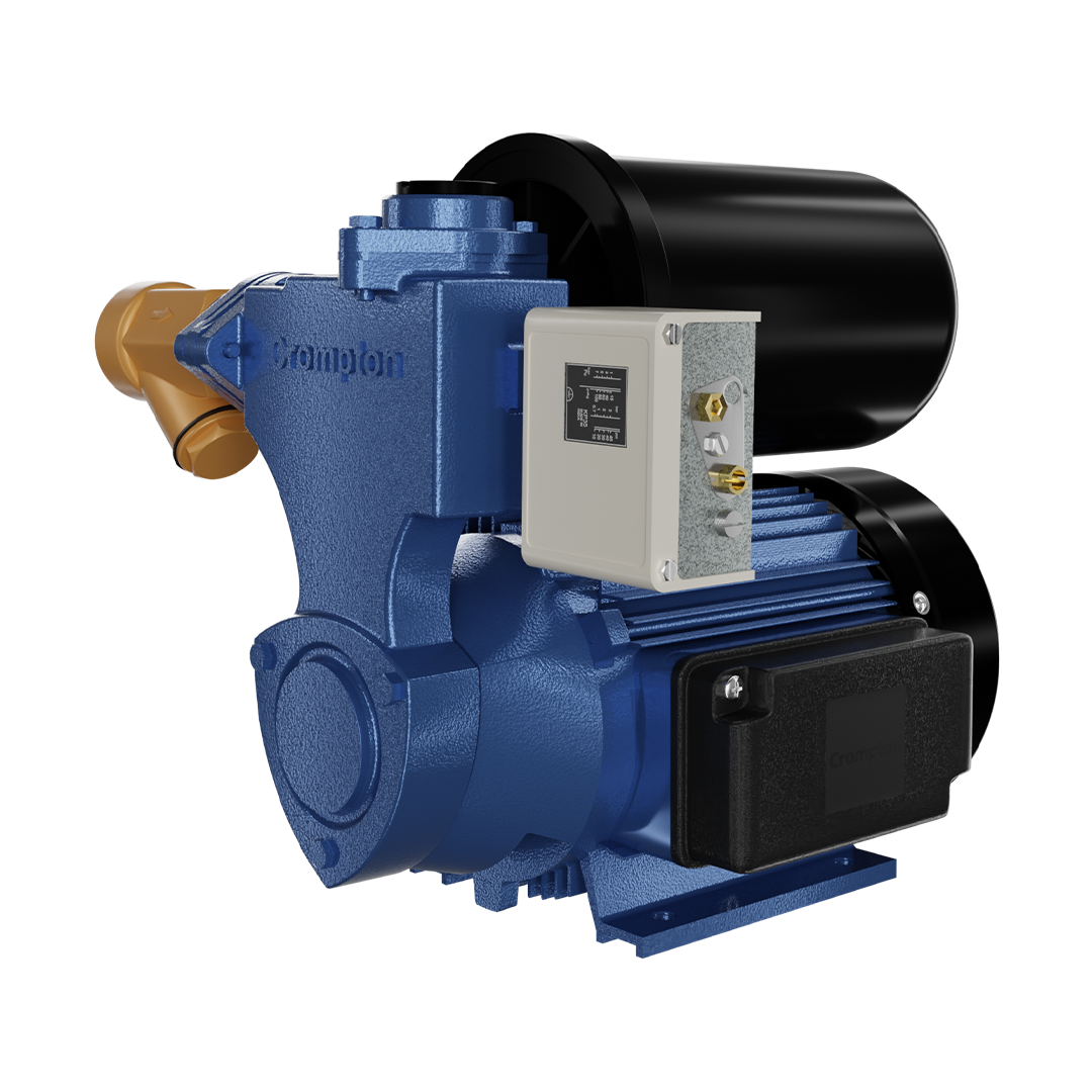 Crompton MINI FORCE II Pressure Booster Pump · 0.5 HP · Blue & Black
