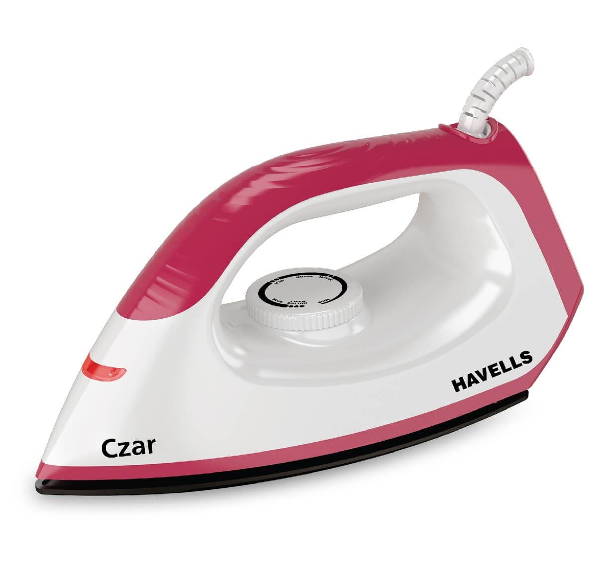 Havells Czar Dry Iron · 1000 W · Ruby & White