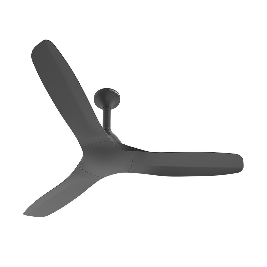 Crompton Silent Pro Fluido Wave 900mm · Matt Black