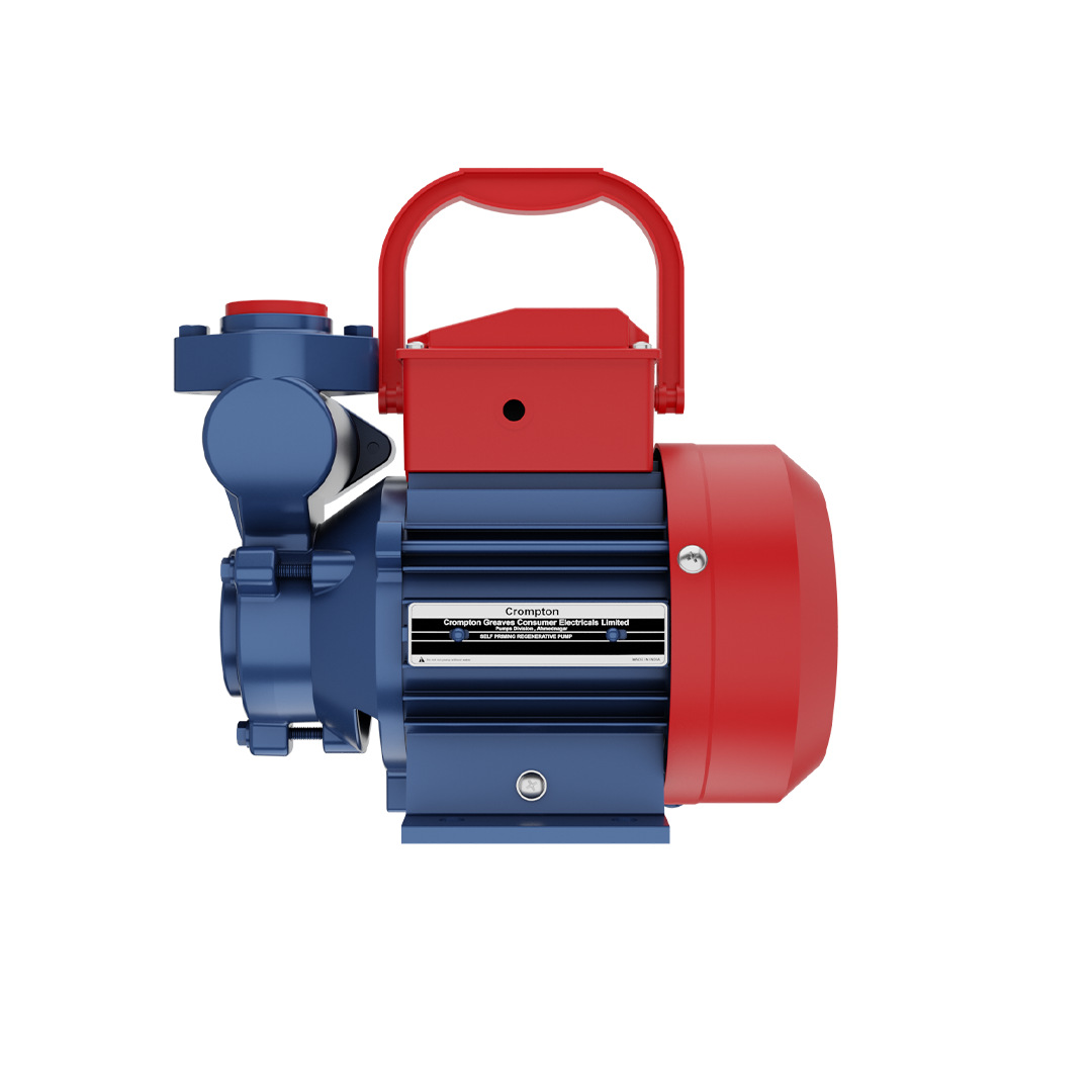 Crompton SUMO II Mini Self Priming Regenerative Pump · 0.5 HP · Blue & Red