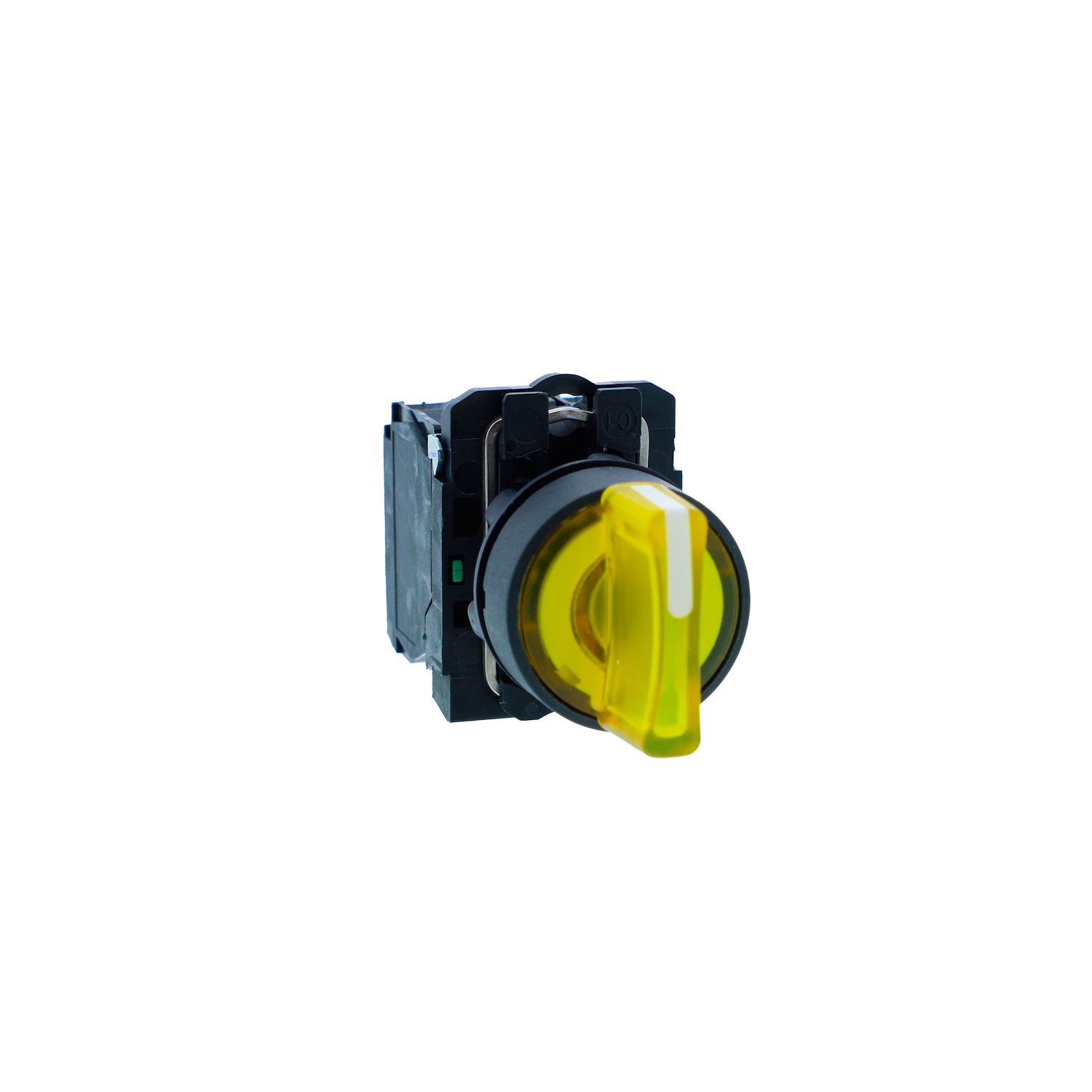Schneider Harmony XB5N Illuminated Selector Switch · 22 mm · 2 NO · 24 V AC/DC · IP65 · XB5AK155B3N