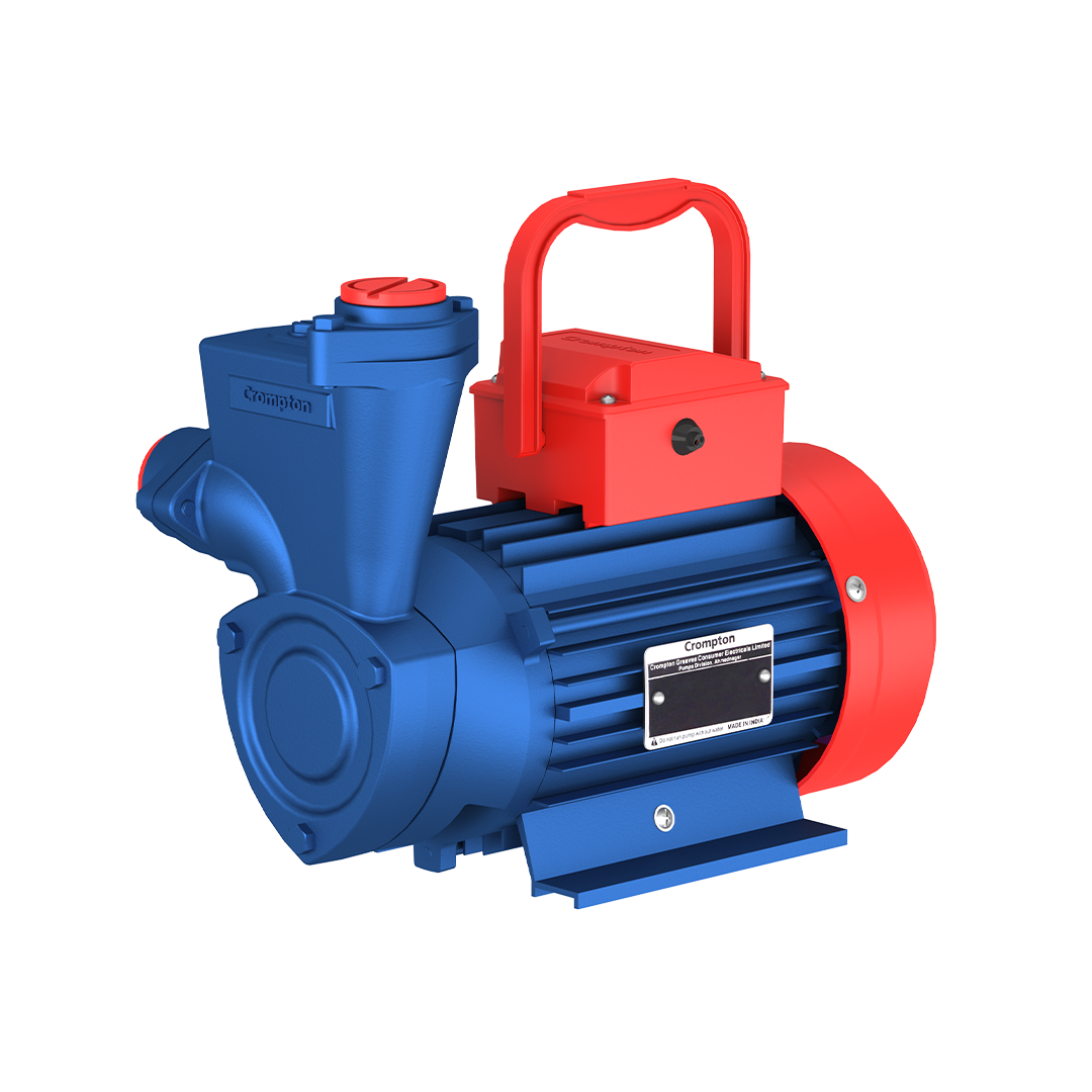 Crompton STAR PLUS II Mini Self Priming Regenerative Pump · 0.5 HP · Blue & Red