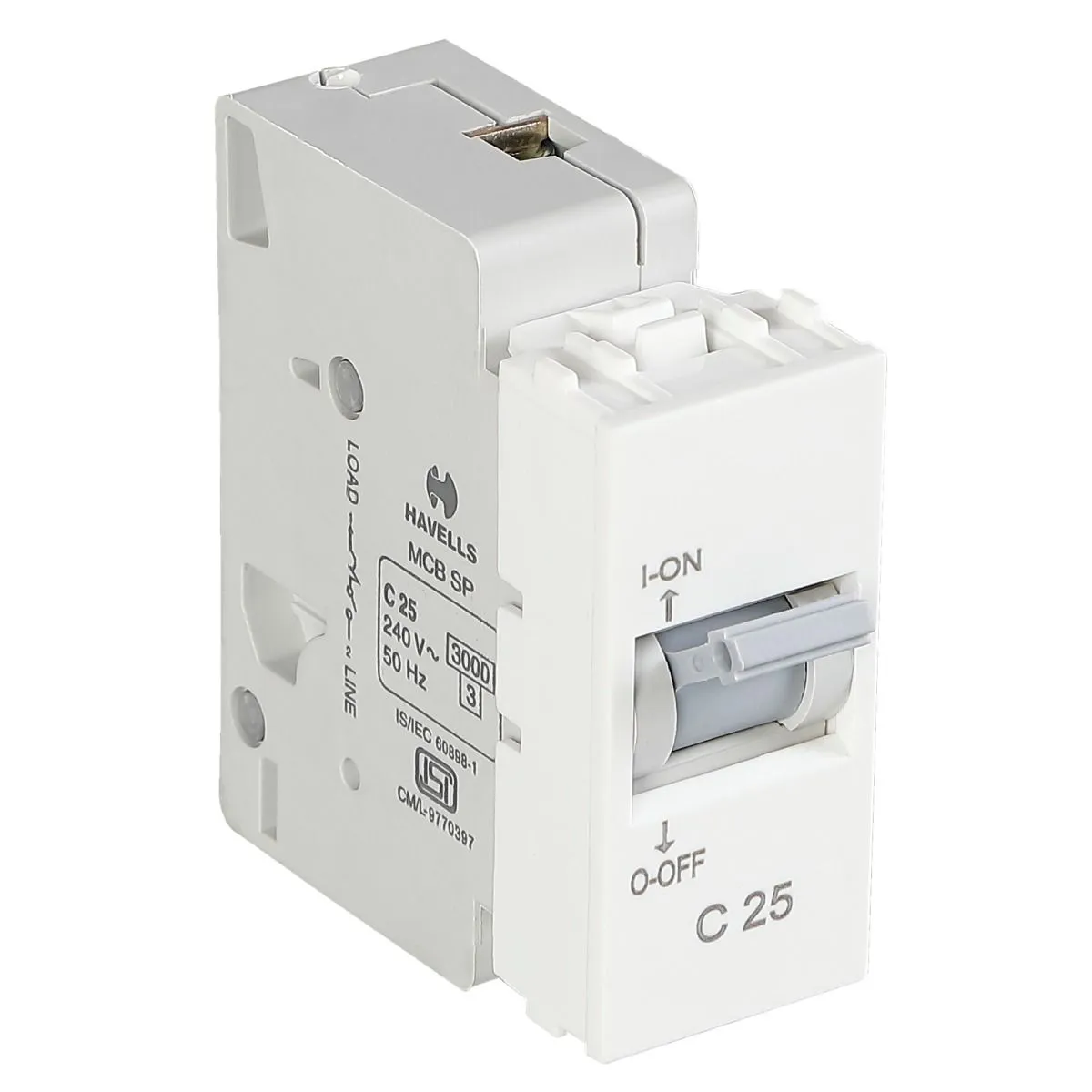 Havells Adiva 25 A SP 'C' MINI MCB · White