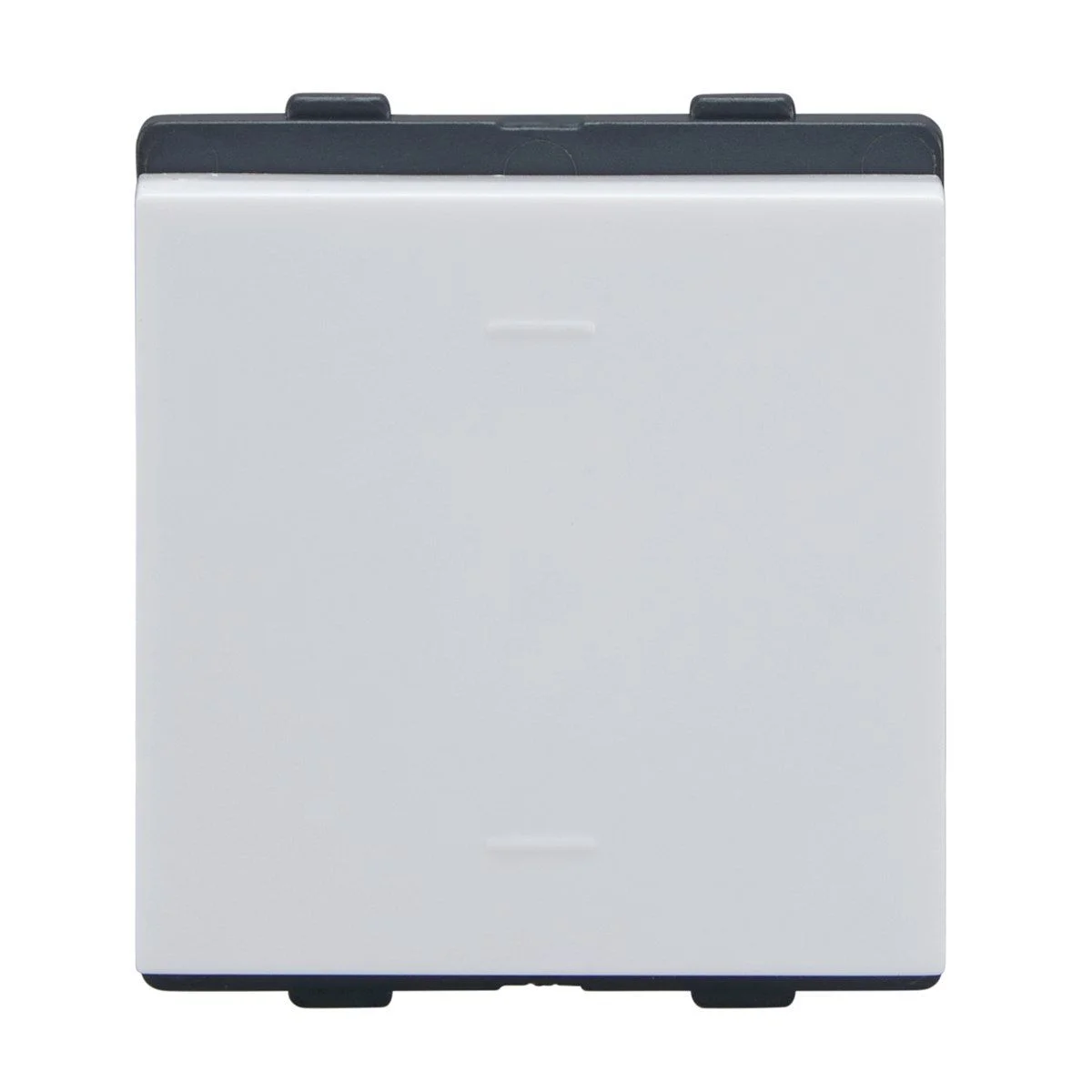 Lauritz Knudsen englaze Switch · 10 AX · 2-Way · 2 M · Mega Switch · White