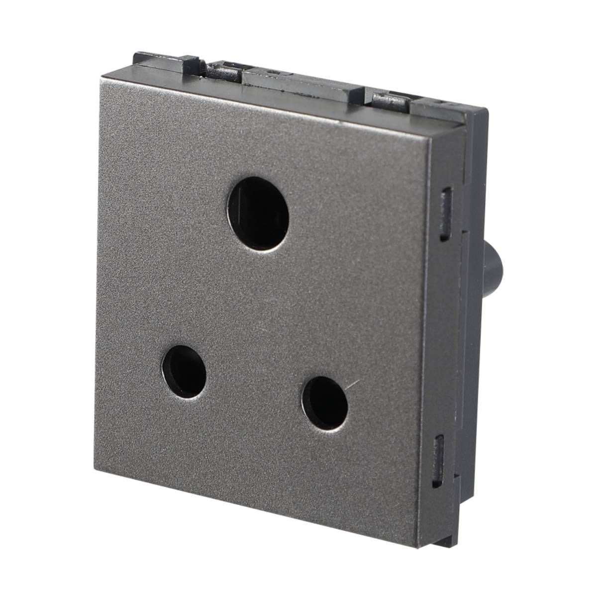 Havells Adiva 6 A 3 Pin Socket · Grey