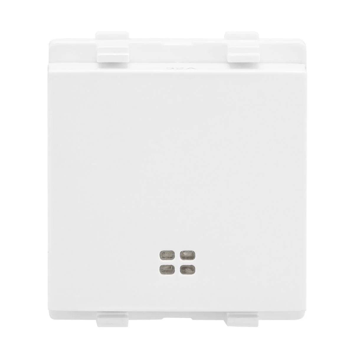 Lauritz Knudsen enGem Switch · 2 Pole with Indicator lamp · 32 A · 2 M · Reliable & smooth switching operation · White Colo