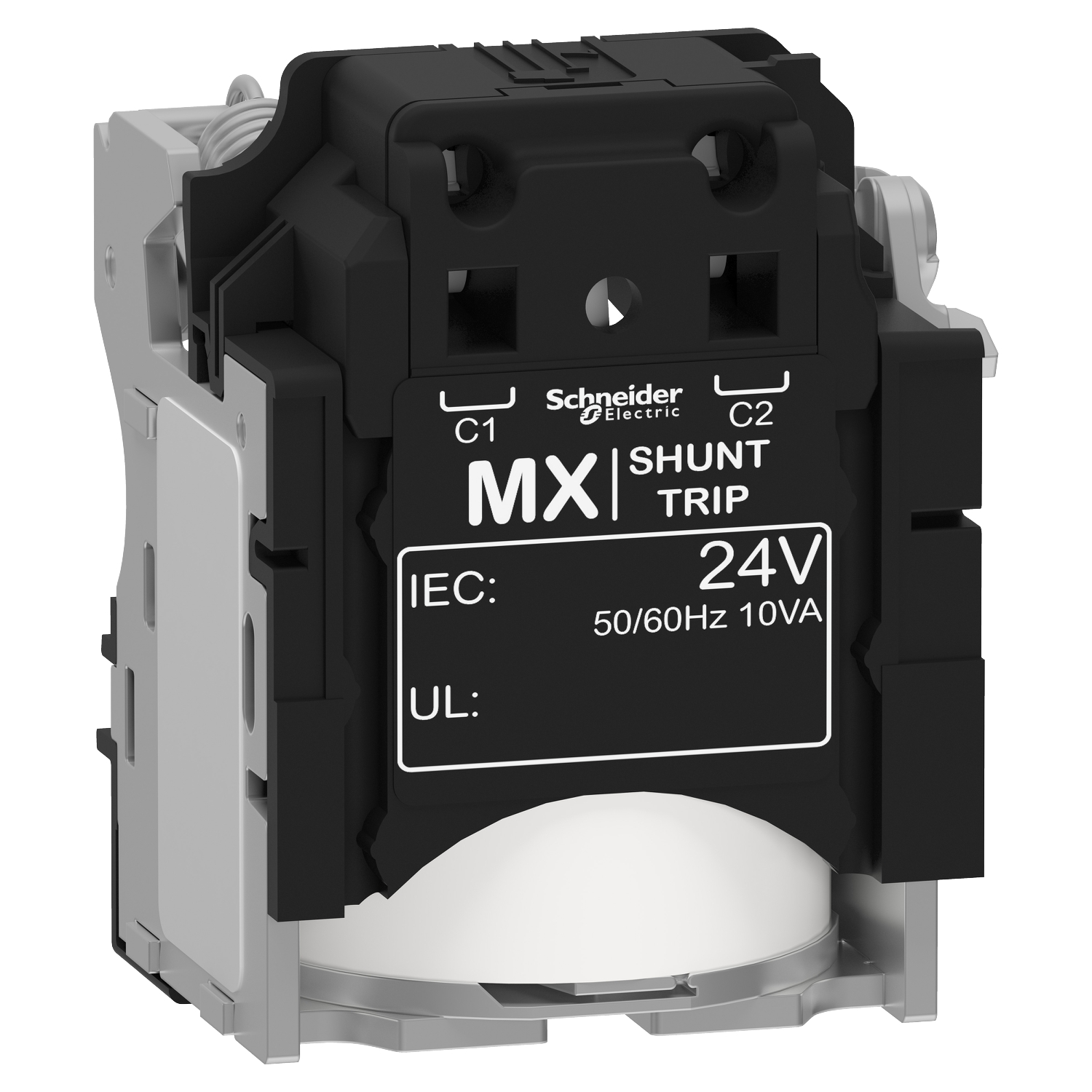 Schneider ComPacT MX Voltage Release · MX shunt trip release · Compact NSX · PowerPact Multistandard · 24 V AC 50/60 Hz