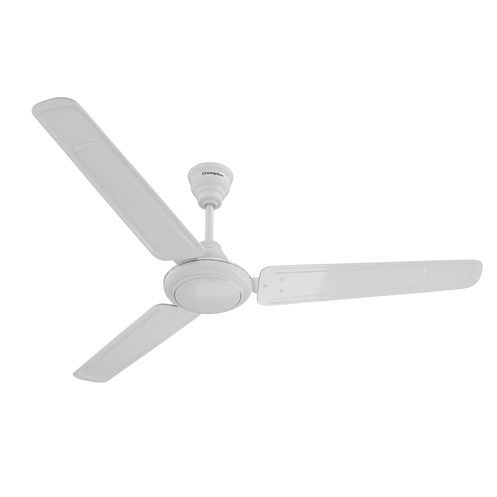 Crompton Surebreeze Alphabriz Ceiling Fan · Opal White