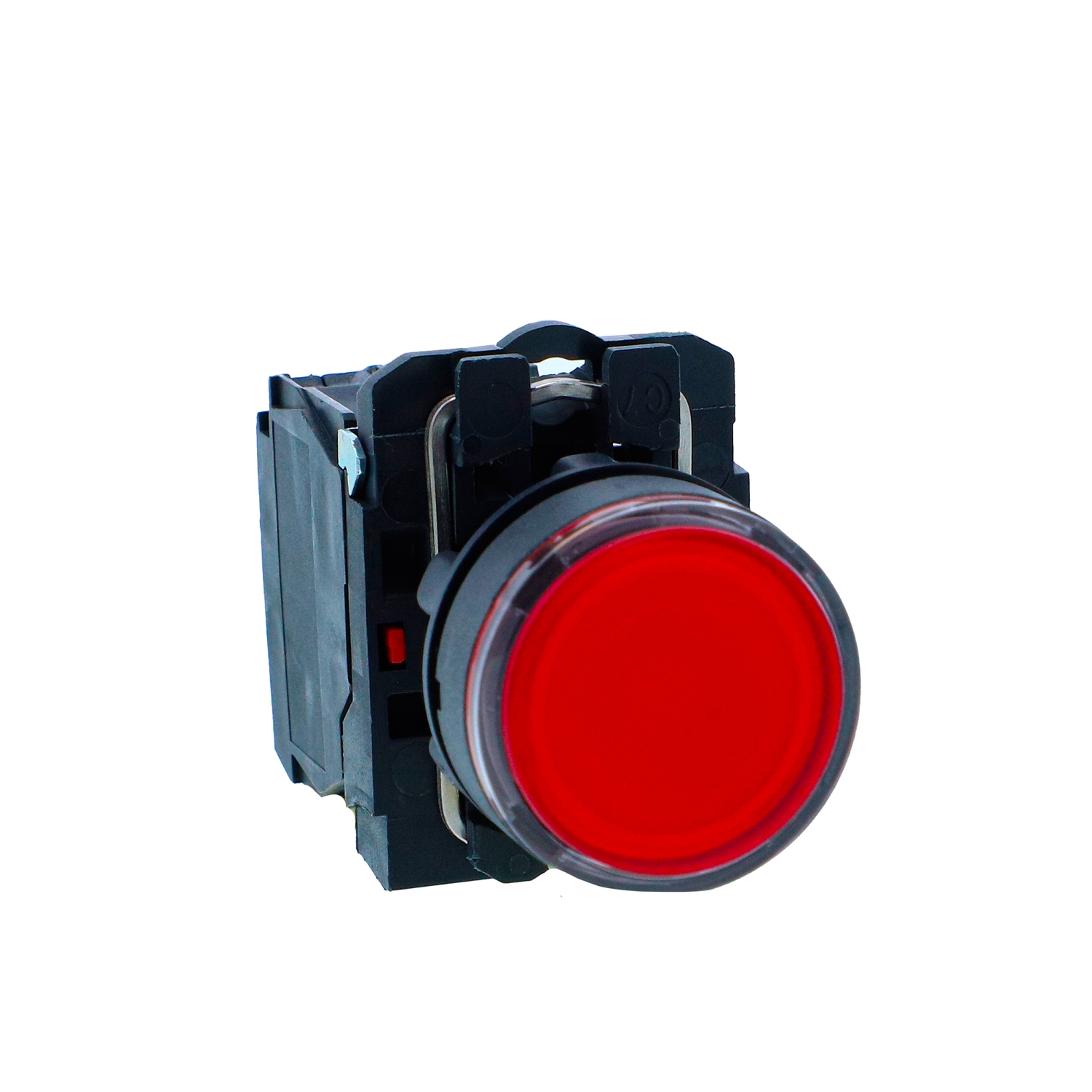Schneider Harmony XB5N Illuminated Push Button · 22 mm · LED · 1 NC · 220...240 V AC · Red